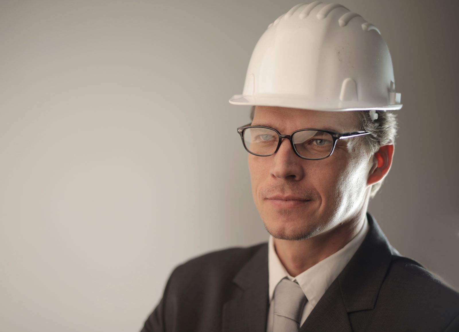 Construction professional on site